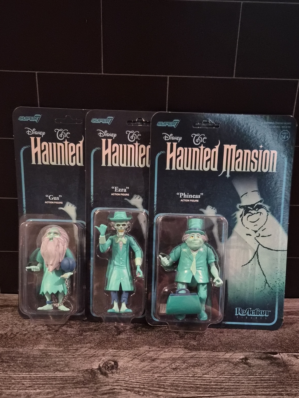 Super7 Disney The Haunted Mansion ReAction Figure Set